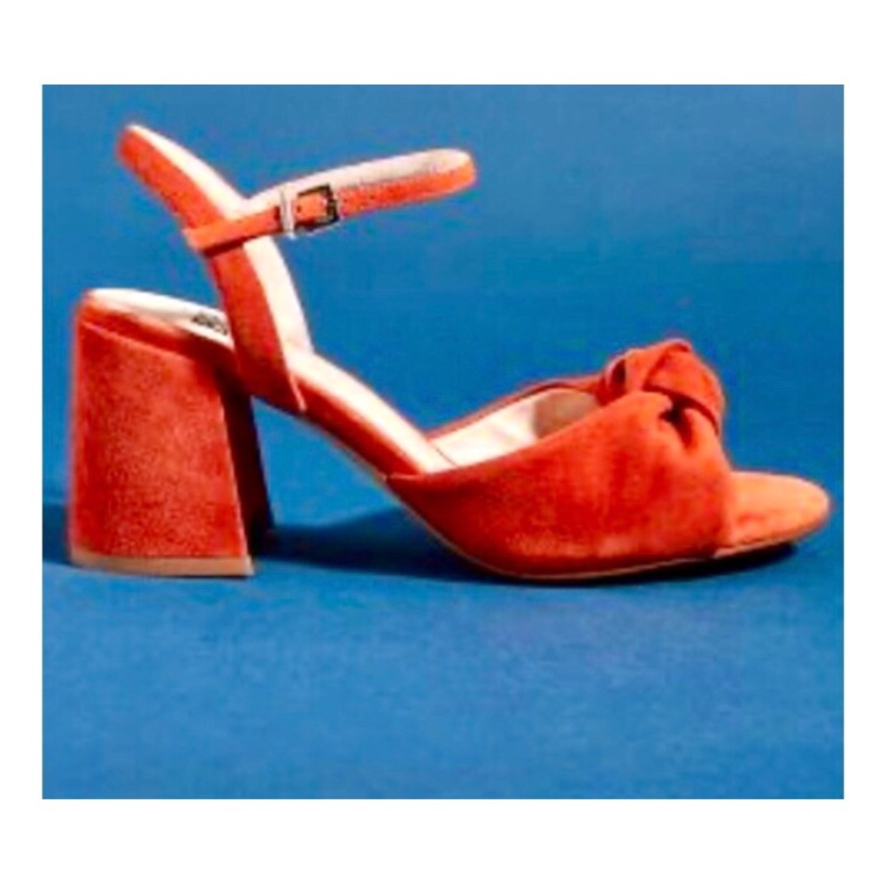ANTHROPOLOGIE — BIBI LOU KNOTTED HEELED SANDALS, US 8